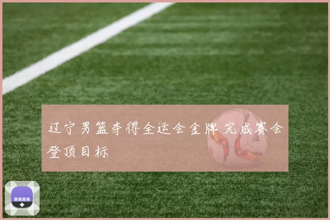 辽宁男篮夺得全运会金牌 完成赛会登顶目标